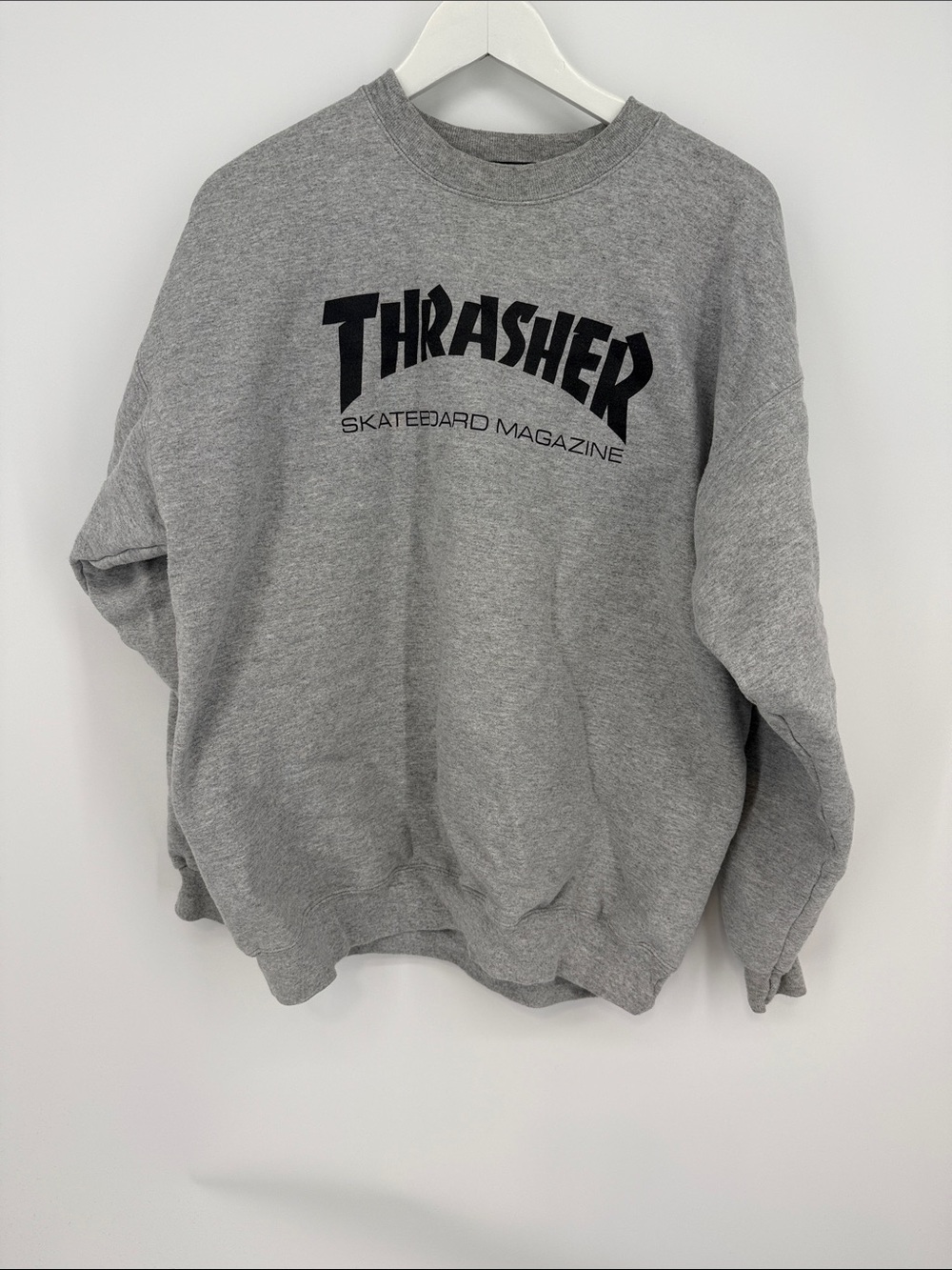 Thrasher Grey Sweatshirt Size Large